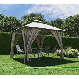 Arredamento Tetto di Ricambio per Gazebo 3 x 3 m Gazebo Antico Frearten