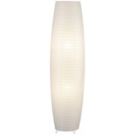 Lampada Da Terra Aissa In Carta E Metallo - Design Moderno, Altezza 130 Cm