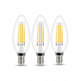 Il numero 1 del risparmio-HIGH-TECH SET 2 LAMPADINE LED SAMSUNG OLIVA E14 7W C37 LUCE FREDDA