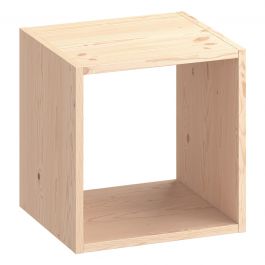 cubo spaceo kub in legno di pino grezzo