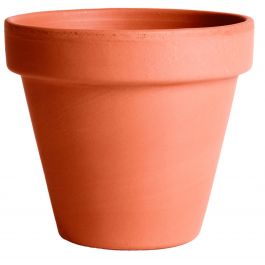 Vaso da giardino in terracotta - Calice Liscio Impruneta - cestenoli