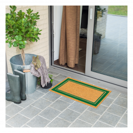 CAGO Green Flock Zerbino Da Viaggio: Pratico E Resistente, 60x40 Cm, Colore Verde - 2